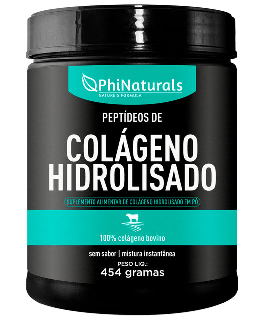Colágeno Hidrolisado em Pó 454 g – 100% couro bovino brasileiro grass fed